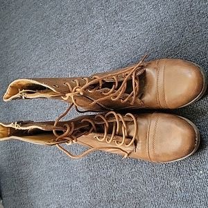 Brown dress boots
